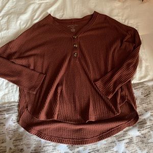 SOLD American Eagle waffle knit long sleeve